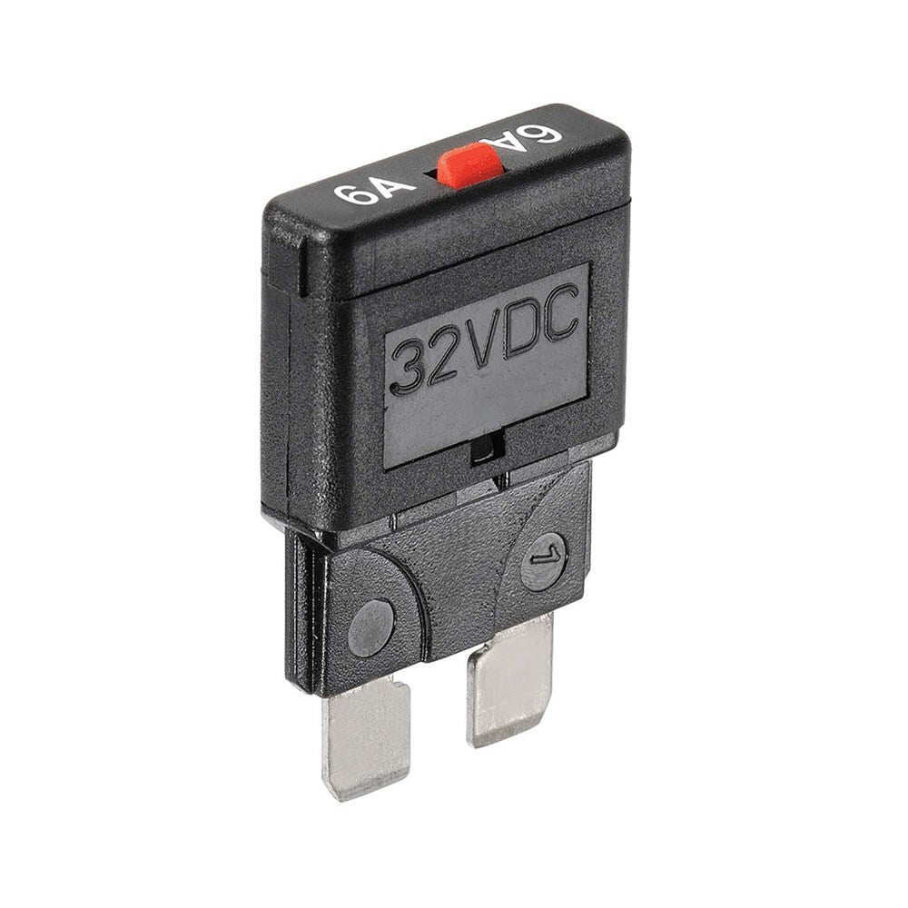 Narva 55710BL 10 Amp Red Manual Resetting Circuit Breaker