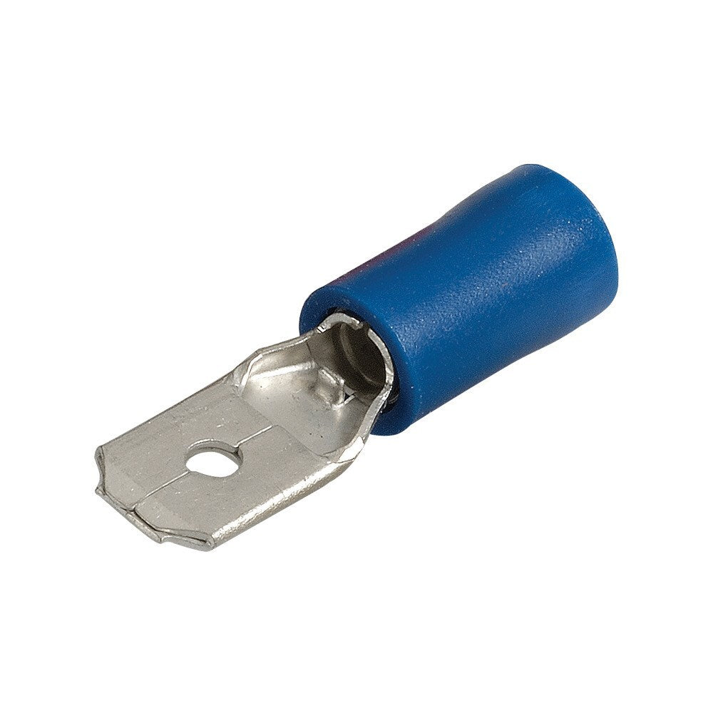 Narva 6.3 X 0.8mm Male Blade Terminal Blue (100 Pack) 56122