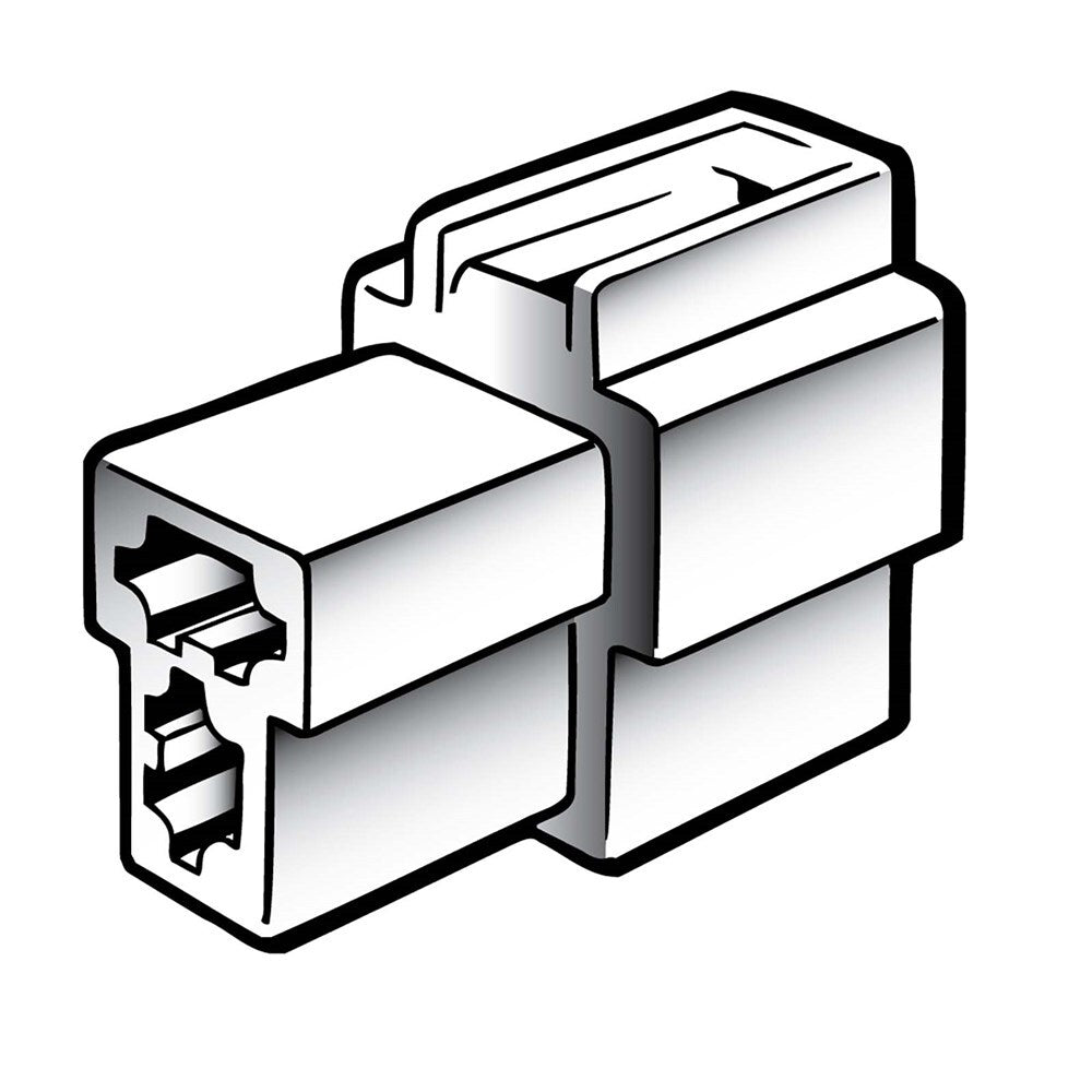 Narva 2 Way Female Quick Connector Housing (10 Pack) 56262