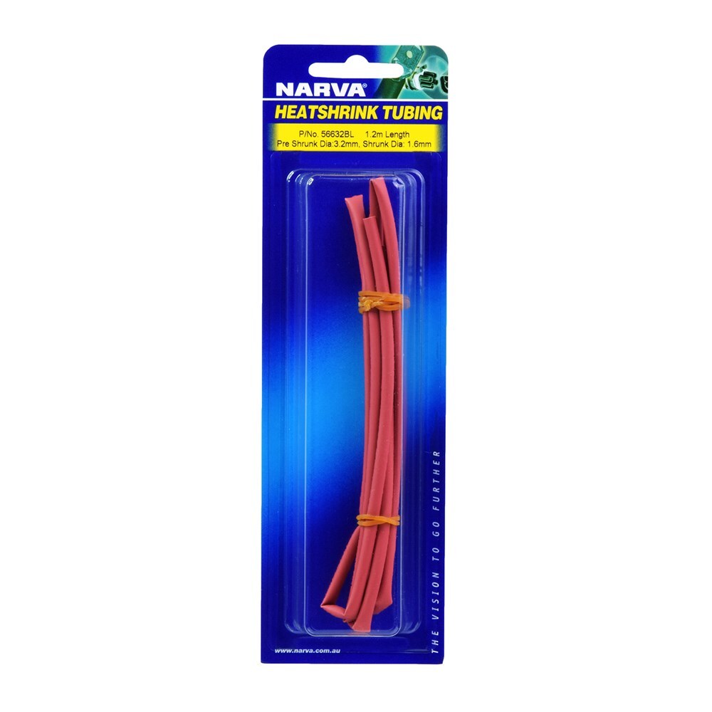 Narva 3.2mm Red Heatshrink (1.2M) 56632BL