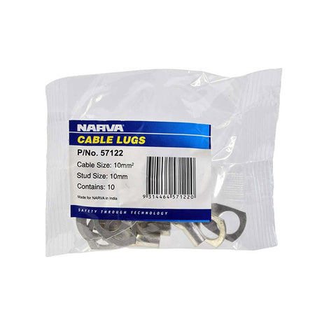 Narva Cable Lug (10Mm2) 10Mmstud Individual