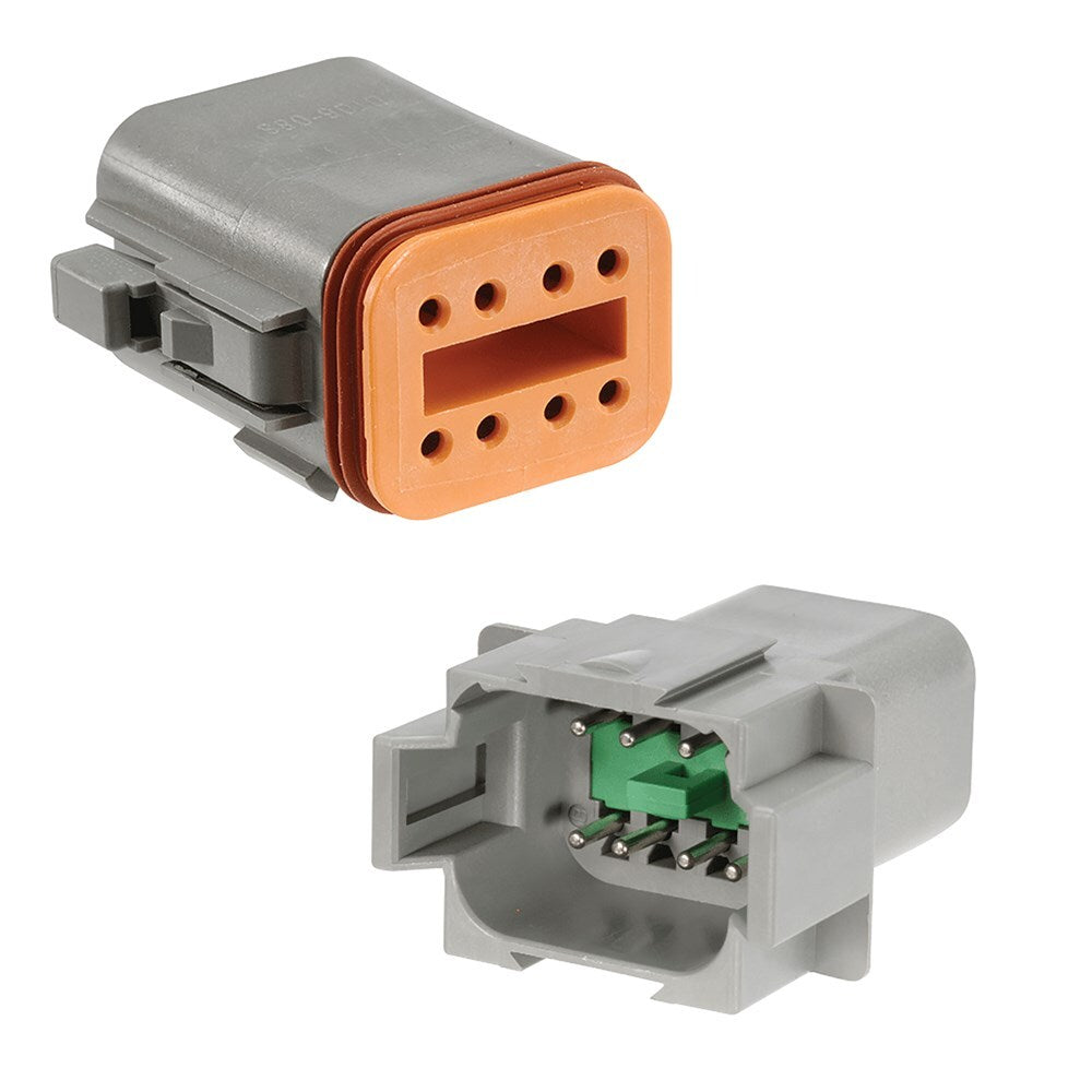 Narva 57428BL 8 Way Waterproof Deutsch Connector Housing Kit (2 Pack)