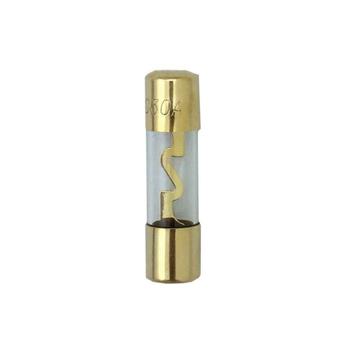 Charge Stereo Fuse 5Pc Gold Cap 80Amp