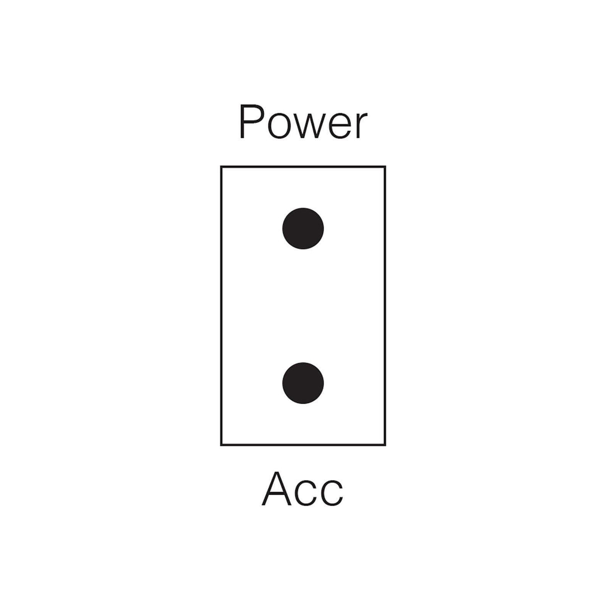 Narva Metal Toggle On/Off Bl Pack (1