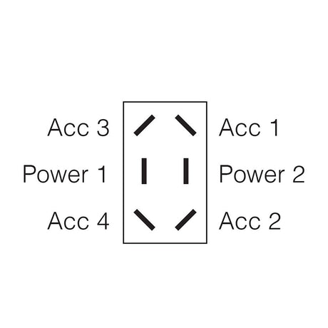 Narva On/On Heavy-Duty Toggle Switch 60066BL