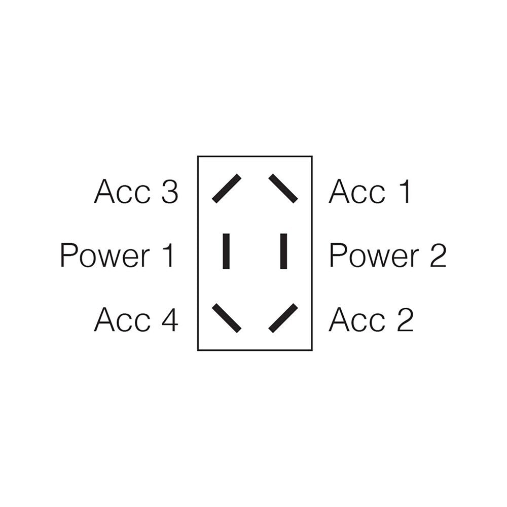 Narva On/Off/On Heavy-Duty Toggle Switch 60067BL