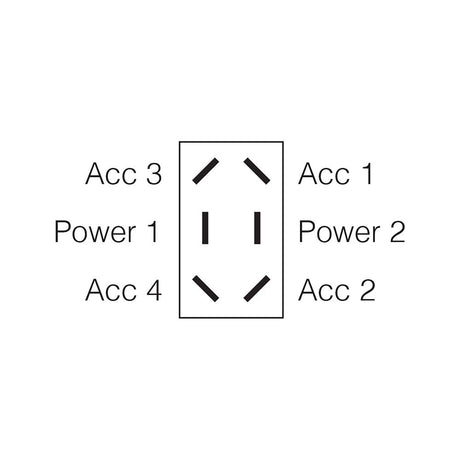 Narva On/Off/On Heavy-Duty Toggle Switch 60067BL
