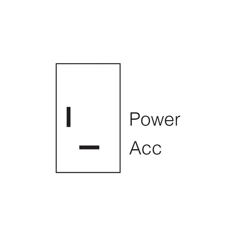 Narva Off/Momentary (On) Toggle Switch 60069BL