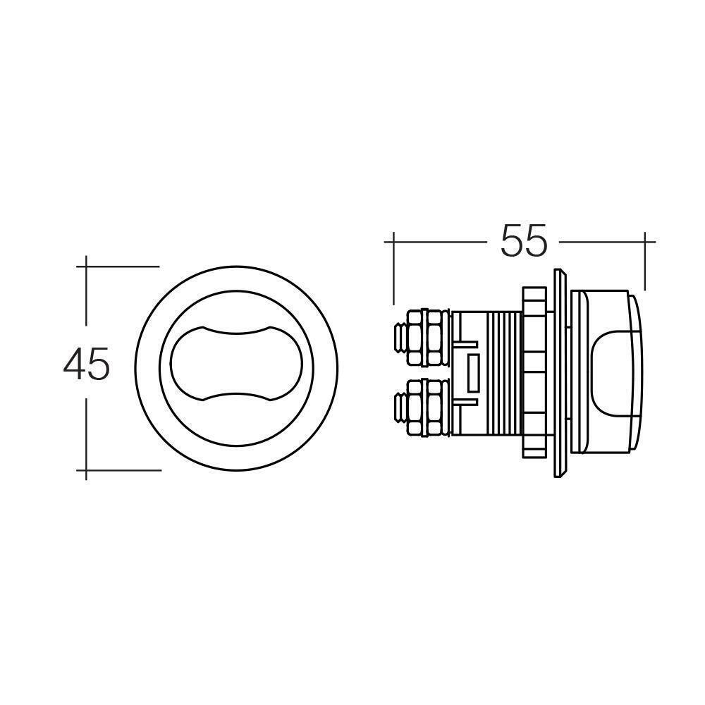Narva Mini Battery Isolator Master Switch On Off Removable Knob Marine Caravan