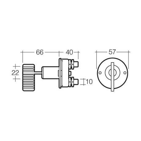 Narva 100 AMP Battery Master Kill Switch Isolator Cut Off