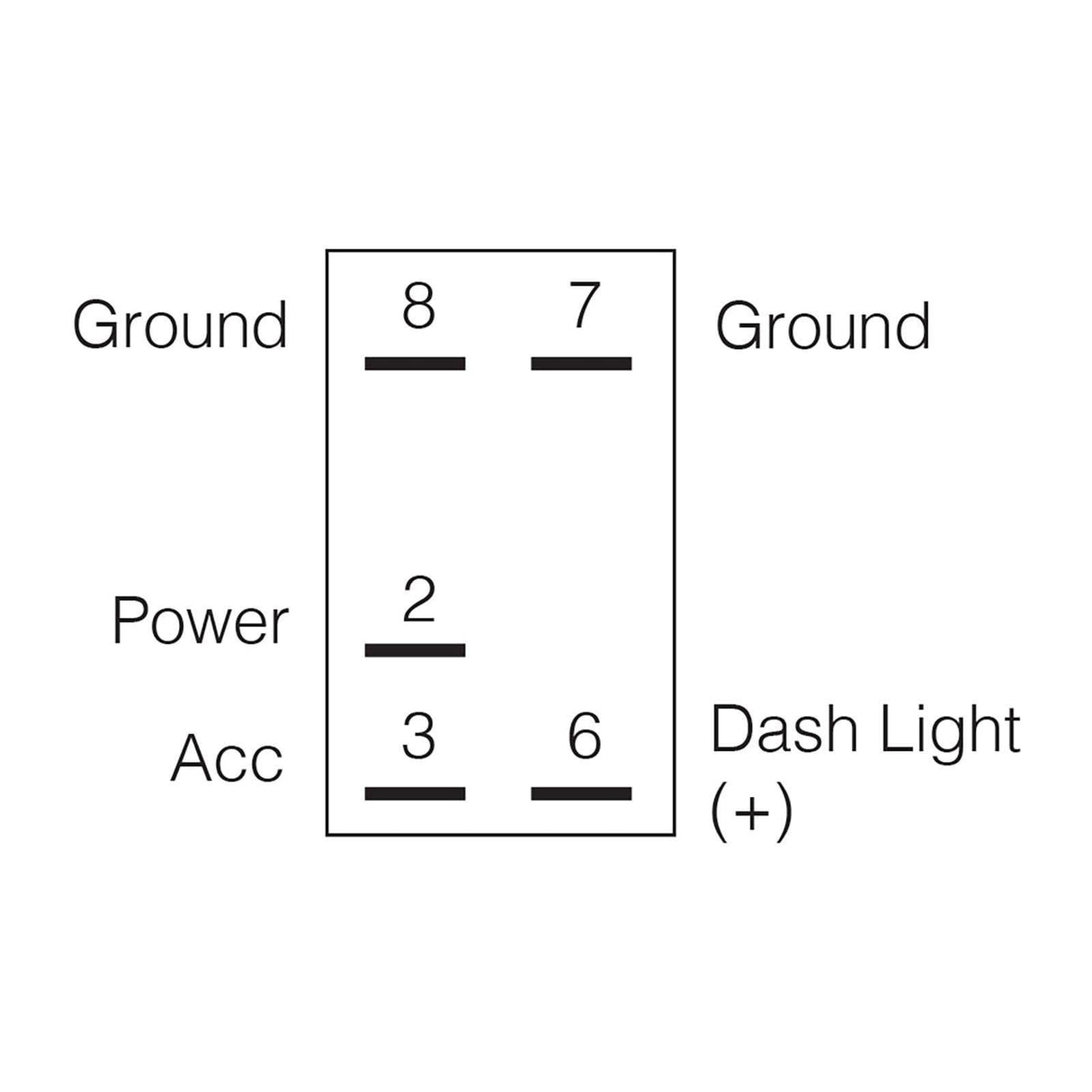 Narva On Off Led Illuminated Rocker Switch Dash Mount 4wd 4x4 Carling 63159Bl