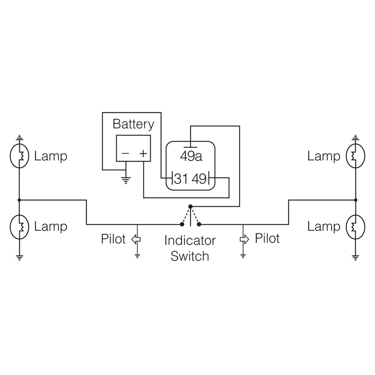 Narva Elec. Flasher 12V 3 Pin Bl (1)