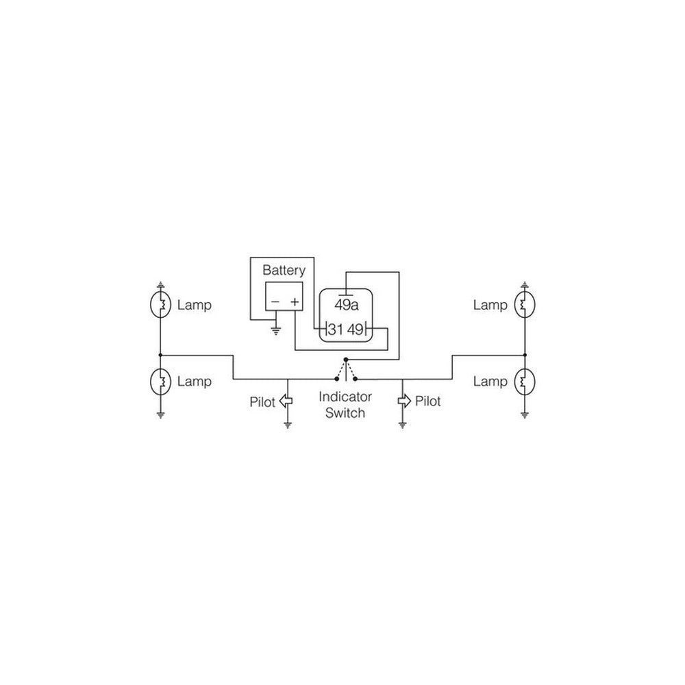 Narva 12 Volt 3 Pin Electronic LED Flasher