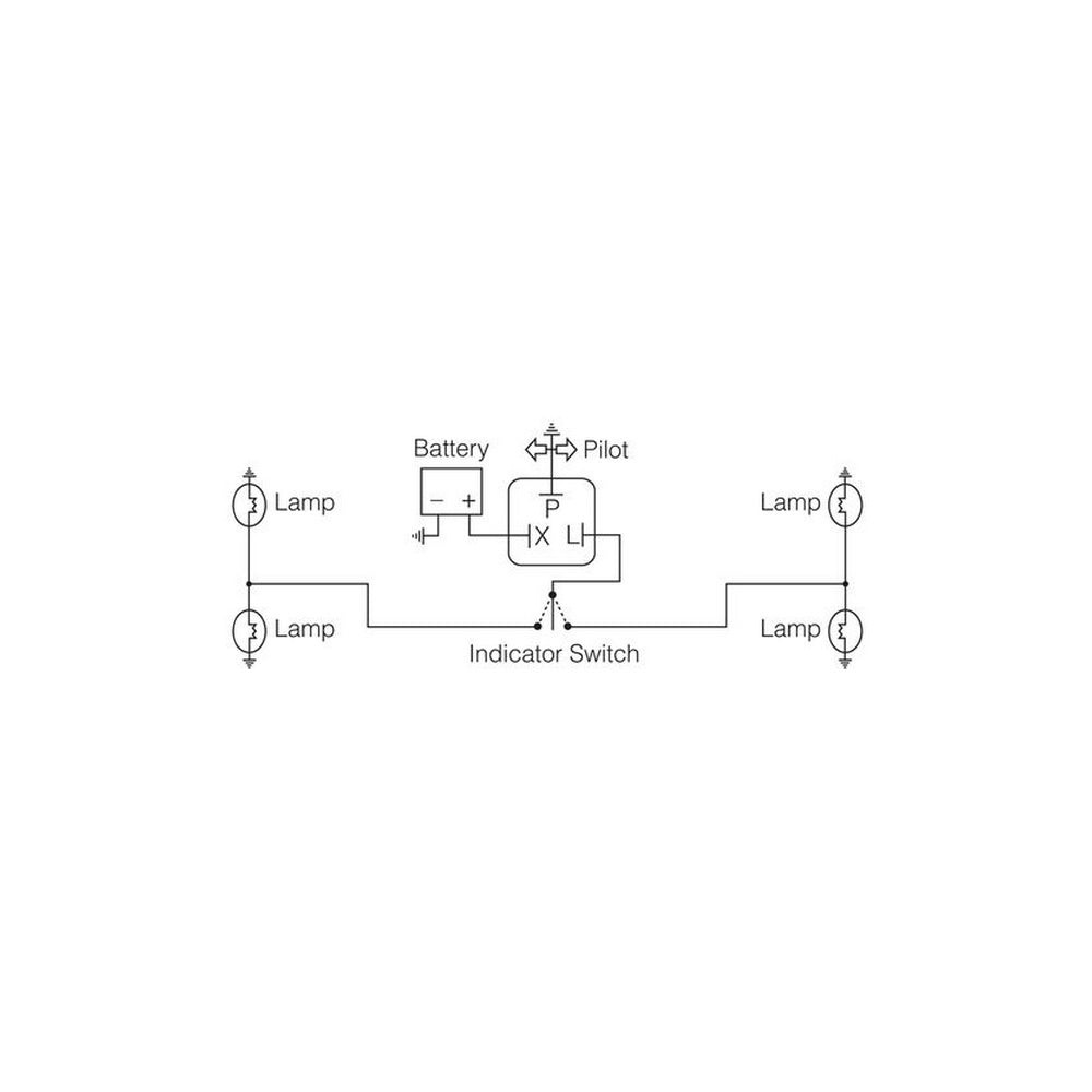 Narva 12 Volt 3 Pin LED Electronic Flasher with Pilot