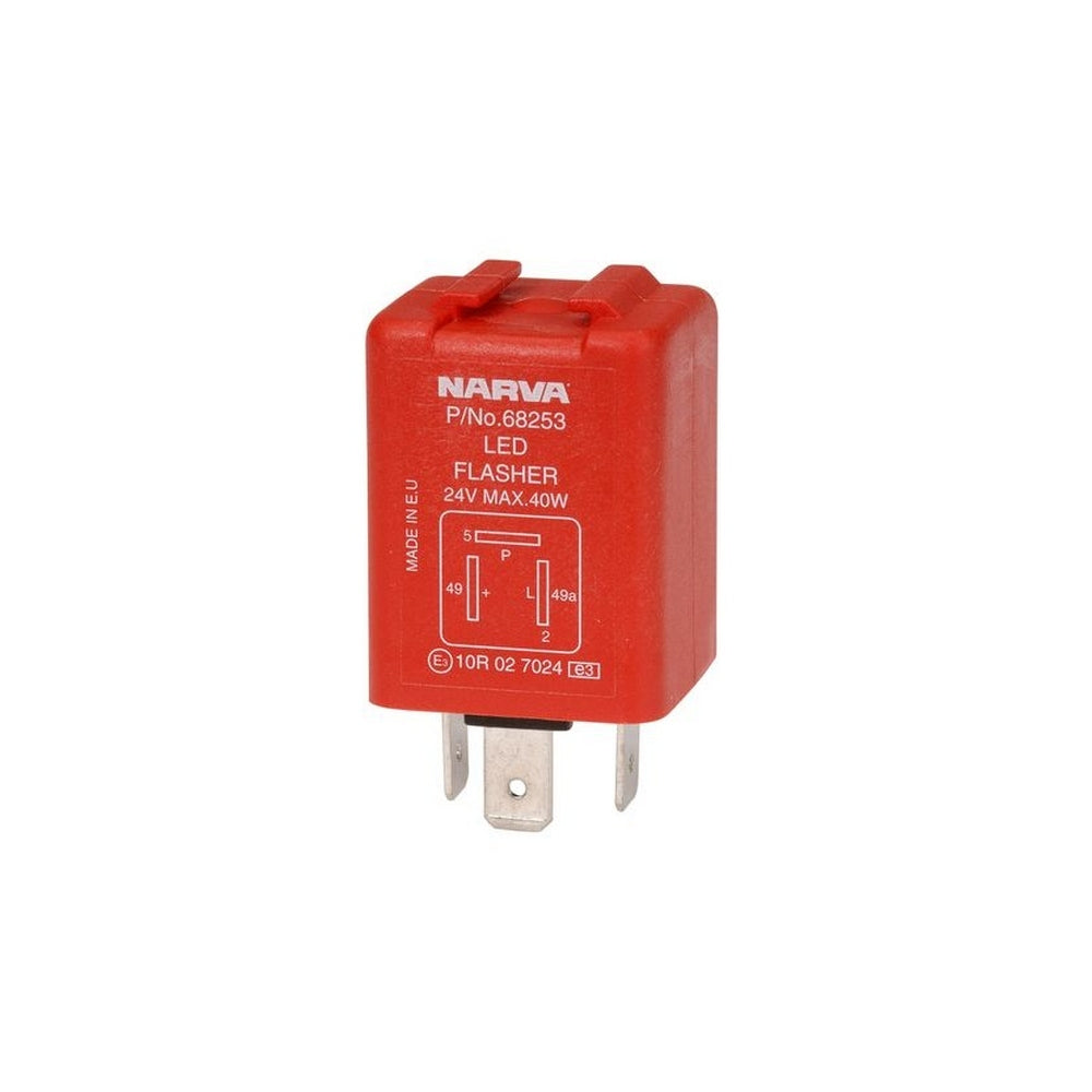 Narva 24 Volt 3 Pin LED Electronic Flasher with Pilot