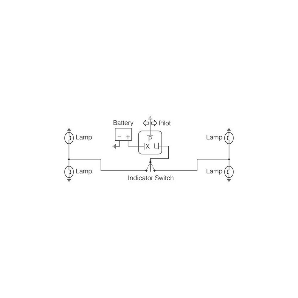 Narva 24 Volt 3 Pin LED Electronic Flasher with Pilot