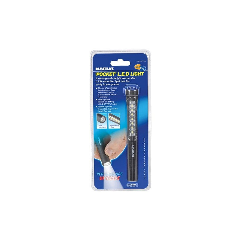 Narva 'Pocket' Rechargeable LED Inspection Light