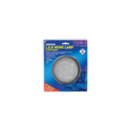 Narva 9-33V LED Rubber Body Work Lamp/Reverse Lamp Flood Beam