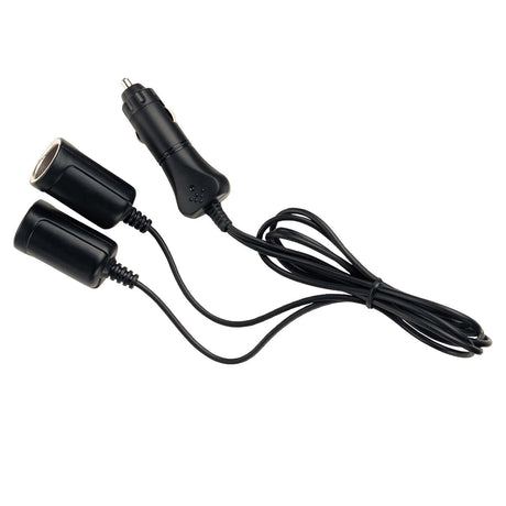 Narva 12V Double Adapter Dual Cigarette Lead Extension Cord Plug Socket 81032