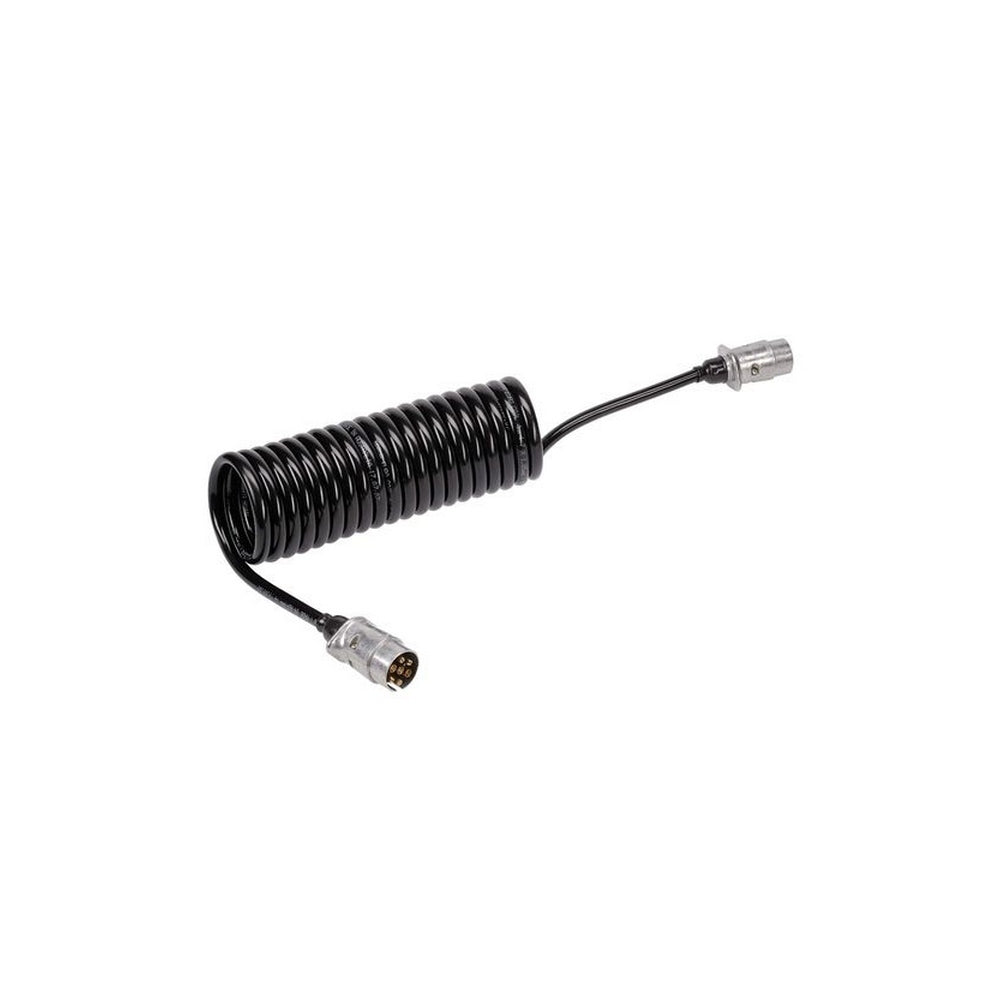 Narva 7 Core 4mm 'Euro Coil', 3.6 Metres with Two Short Tails