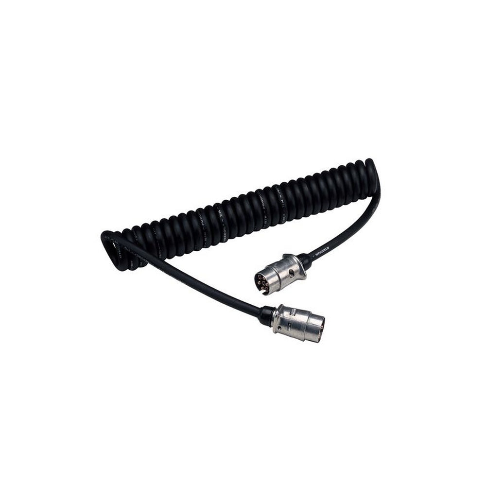 Narva 7 Core 4mm Suzi Coil, 4.6 Metres with 6 x 4mm 2Mm2 1 x 5mm 3Mm2 Cores & Two Short Ta
