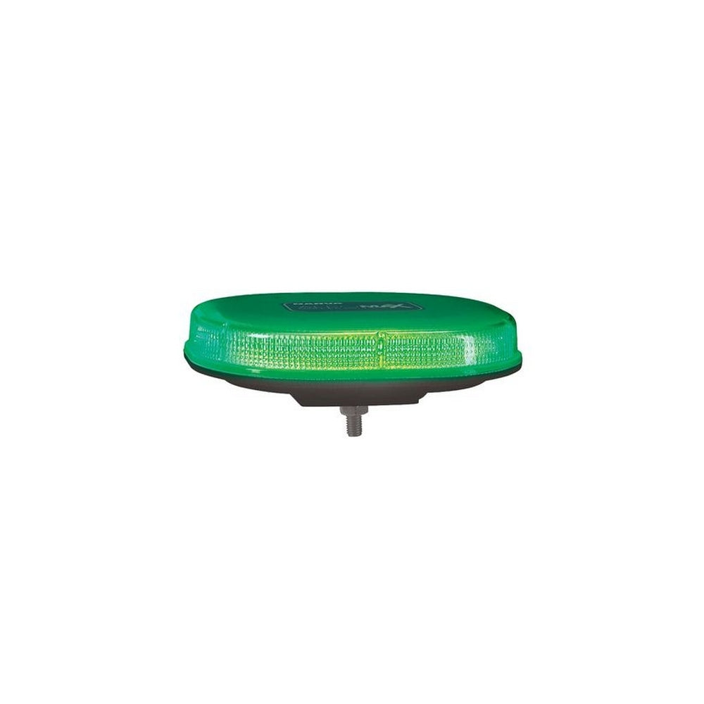 Narva 12/24V Aeromax Mini LED Light Box Amber/Green Single Bolt Mount with Clear Lens