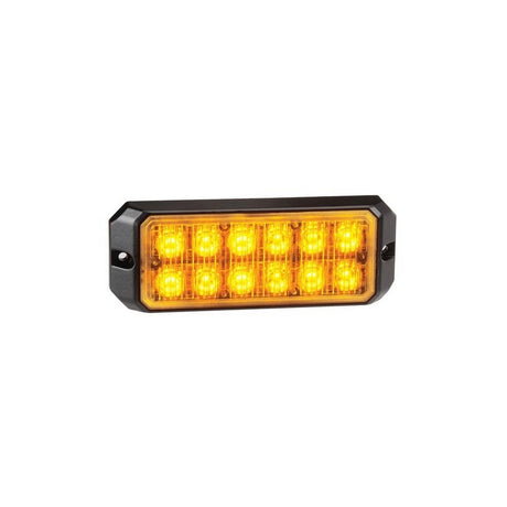 Narva Low Profile High Powered LED Warning Light Module Amber - 12 x 1 Watt Leds