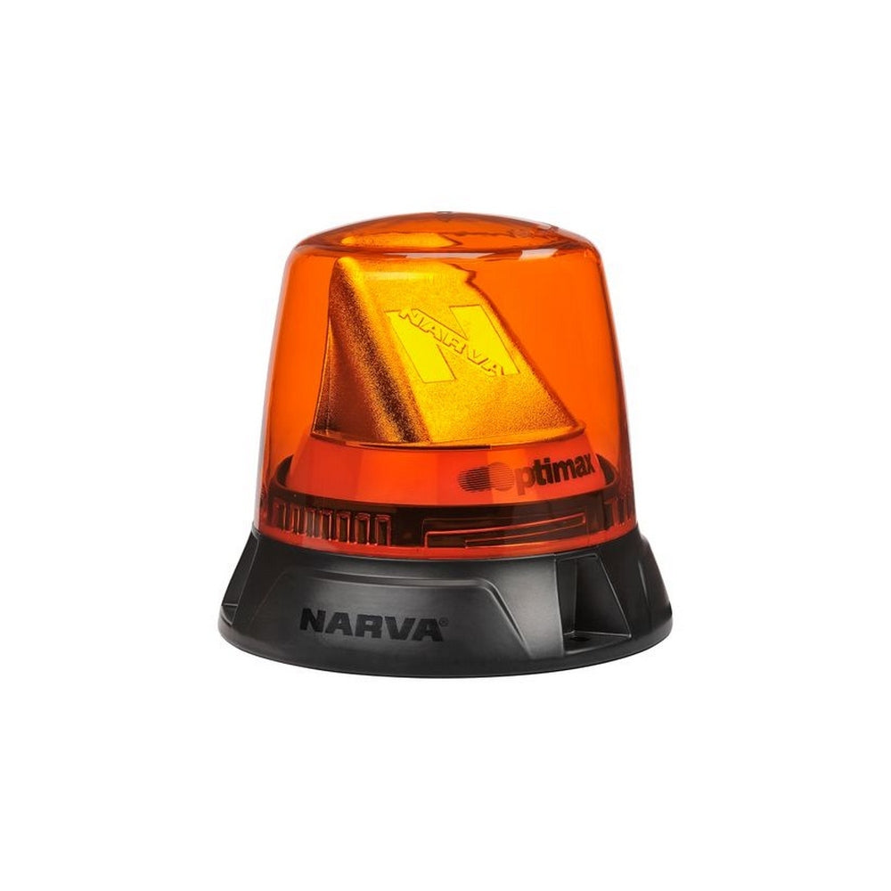 Narva 10-33V Optimax LED Rotating Beacon Flange Amber