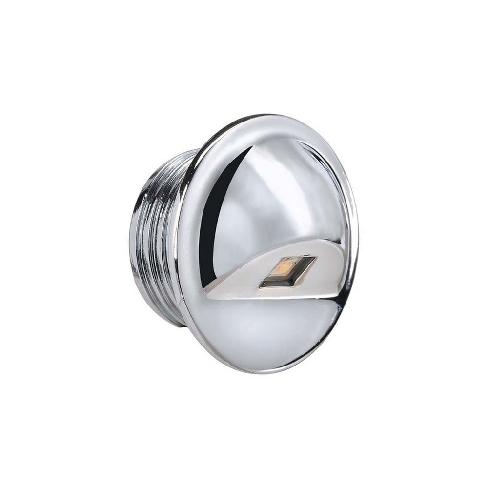 Narva 10-30V LED Chrome Step Light Cool White Blister Pack Of 1