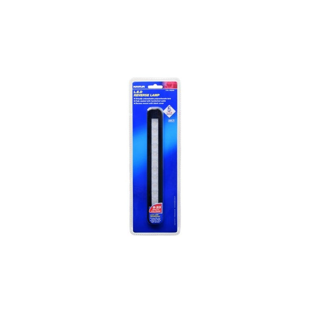 Narva 9-33V Model 39 LED Reverse Lamp Lamp Black Cover Blister Pack Of 1