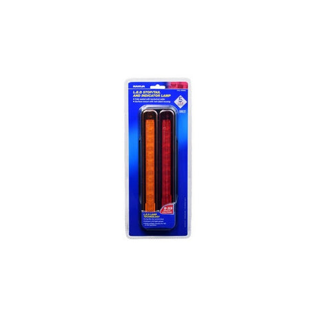Narva 9-33V Model 39 LED Twin Black Base Direction Indicator/Stop/Tail Blister Pack