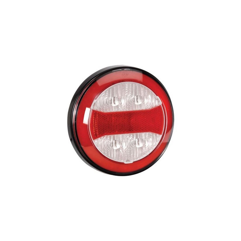 Narva 9-33V Model 43 LED Rear Direction Indicator & Reverse Lamp with Red LED Stop/Tail Ring