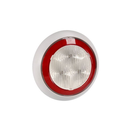 Narva 9-33 Volt Model 43 LED Reverse Lamp White with Red LED Tail Ring