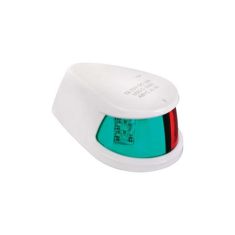 Narva 9-33V 2 Nautical Mile LED Bi-Colour Lamp White with Red/Green Lenses Blister Pack Of 1