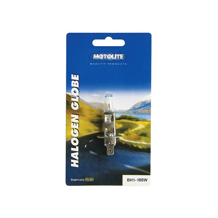 Motolite H1 100W Blister Pack Halogen