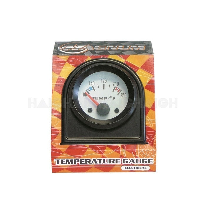 Gauge Elect.Temp 52mm White Face