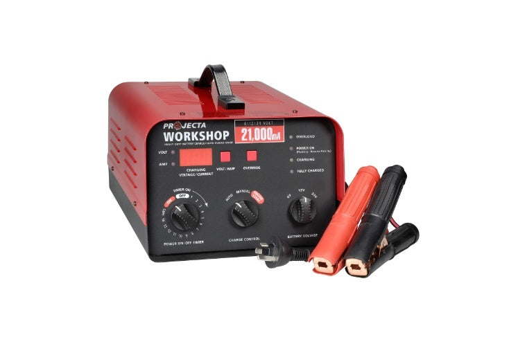 Projecta 6/12/24V Automaticandmanual 21 Amp 2 Stage Battery Charger HDBC35