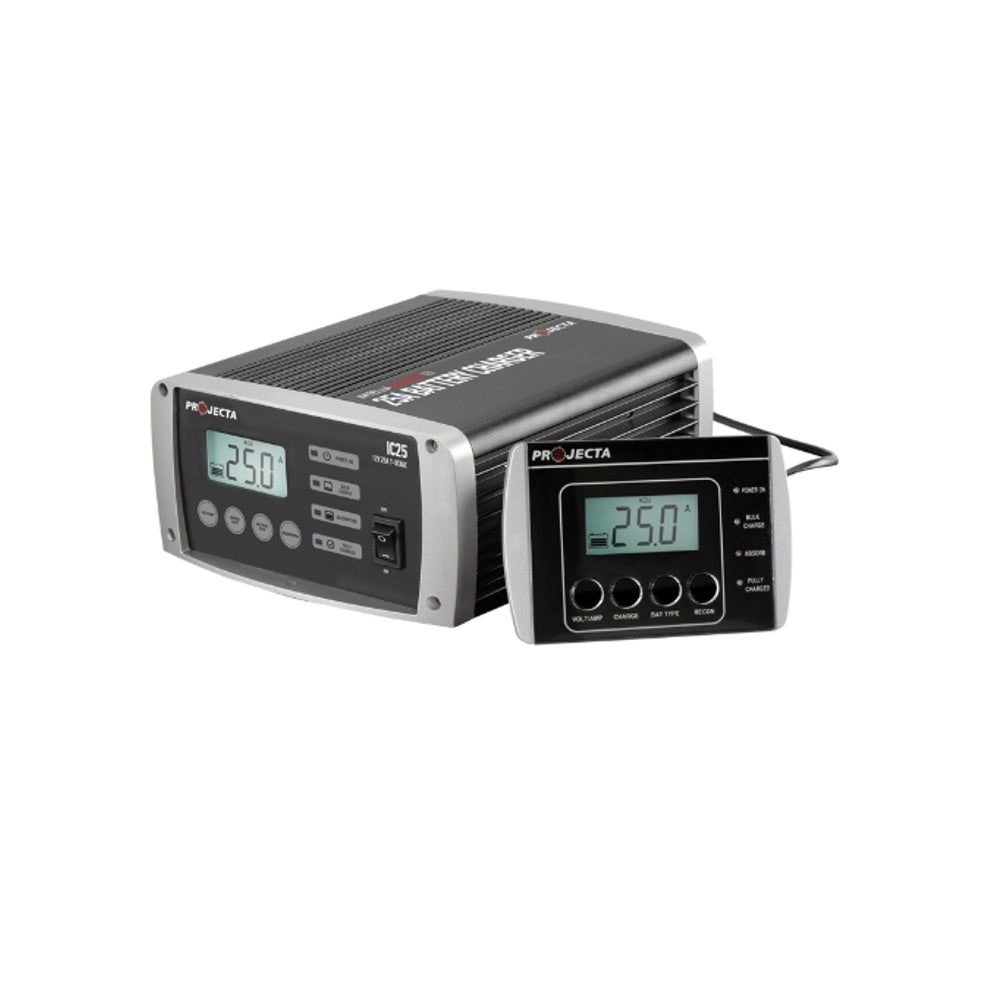 Projecta IC25 12V Automatic 25 Amp 7 Stage Battery Charger Multi Chemistry Lithium