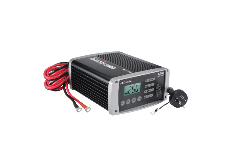 Projecta 12V Automatic RV 25 Amp 7 Stage Battery Charger Multi Chemistry Lithium IC25RV