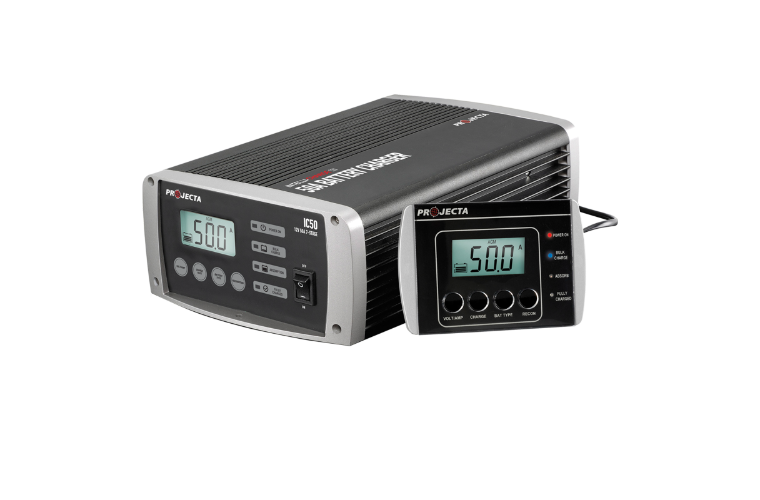 Projecta 12V Automatic 50 Amp 7 Stage Battery Charger Multi Chemistry Lithium IC50