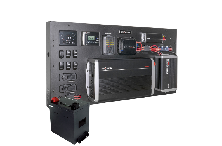 Projecta 12V AC/DC Power Management Board with 2000W Inverter & 200Ah Lithium Battery ICB2000-HD