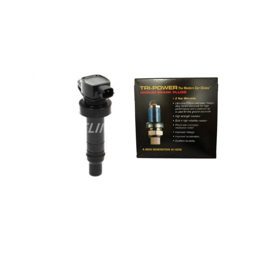 Ignition Coil & Spark Plug Kit for HYUNDAI I20 2010-2015 G4FA