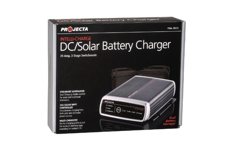 Projecta Intelli-Charge 25 Amp 3 Stage 9-32V Deep Cycle Dual Battery Charger IDC25