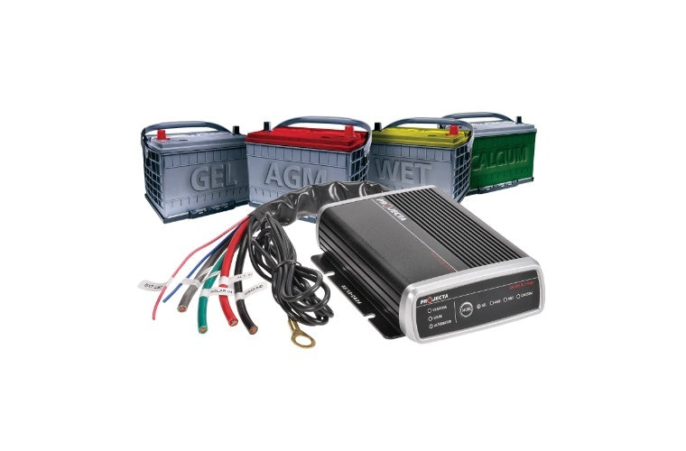 Projecta Intelli-Charge 25 Amp 3 Stage 9-32V Deep Cycle Dual Battery Charger IDC25