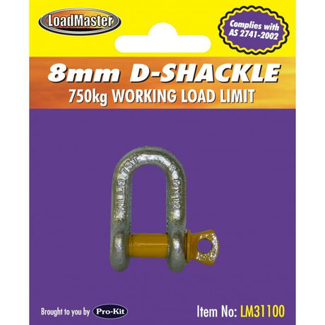 Loadmaster D-Shackle 8mm