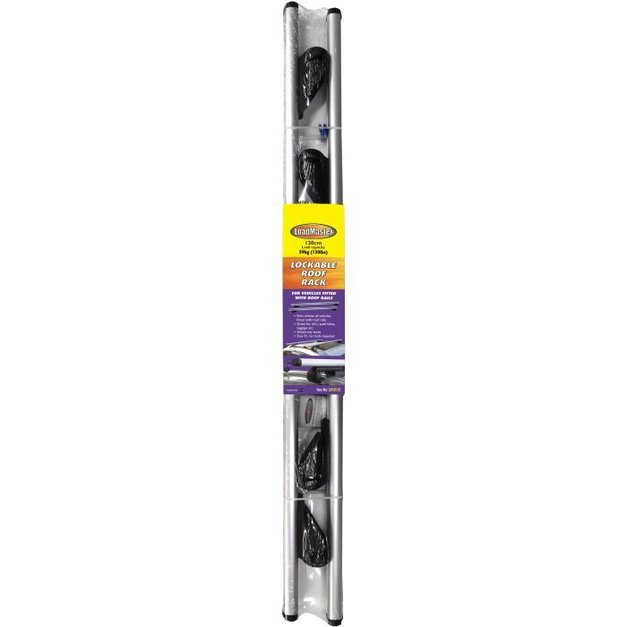 Loadmaster 2Pc Lockable Roof Rack For Vehicles Equipped With Side Rails