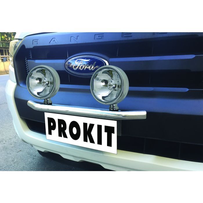 Loadmaster Driving Light Mount Alluminium With Nudge Bar Number Plate Mount
