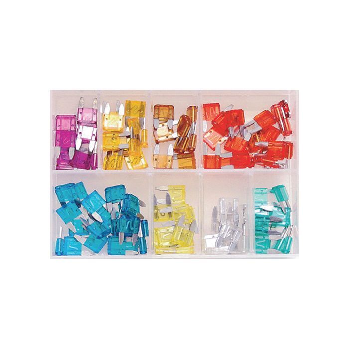 Charge Mini Blade Fuse Kit 100 Mixed