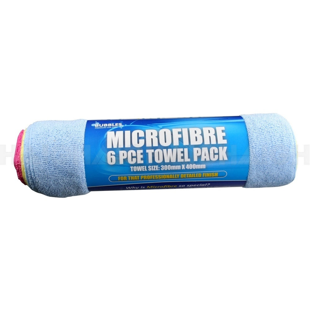 Towels Microfibre 6Pc