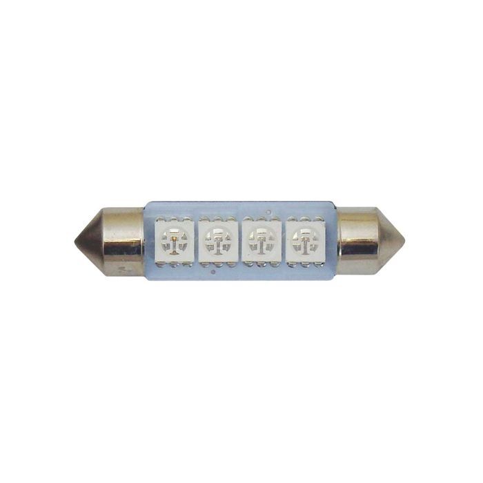 Motolite Globe 2Pc Smd Festoon 41mm 4Chips White